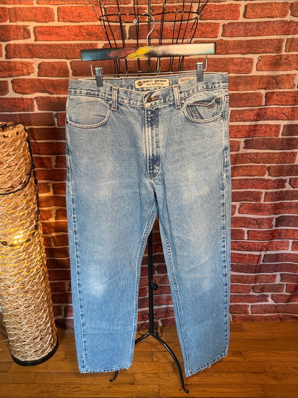 🚨 Harley-Davidson Jeans 36x32 - Built for Bar Fights & More / G